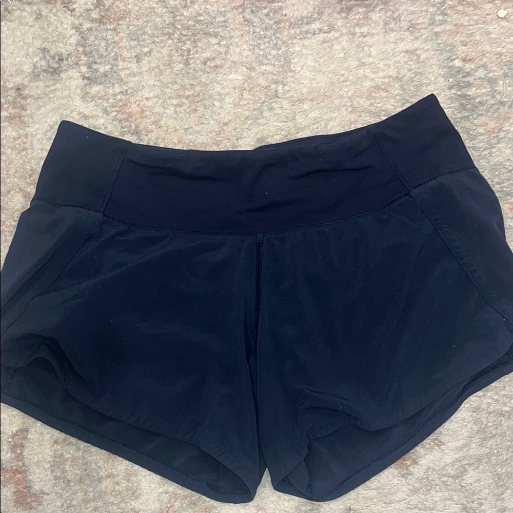 Navy Blue Lululemon Athletic Shorts